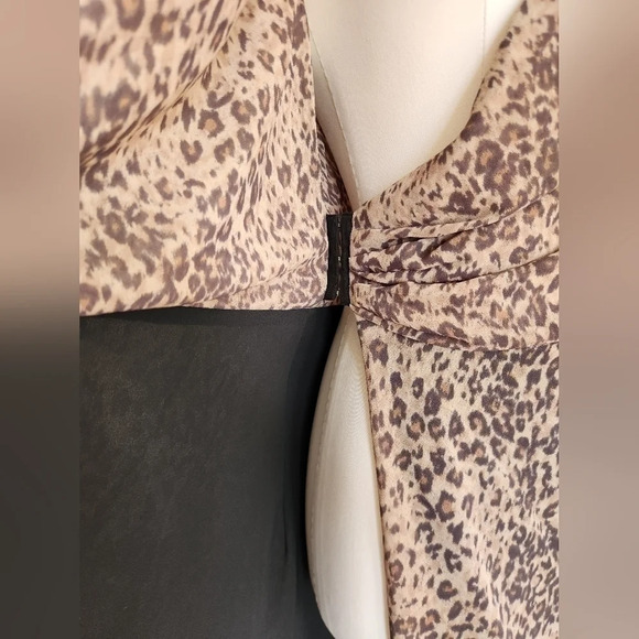 NWT || ALL SAINTS || Cancity Patch dress, camel brown - Picture 9 of 11